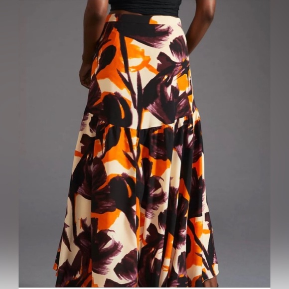 Anthropologie Hutch Printed Wrap Maxi Skirt - Picture 4 of 5